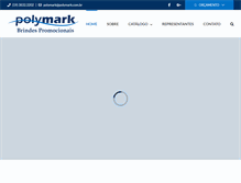 Tablet Screenshot of polymark.com.br